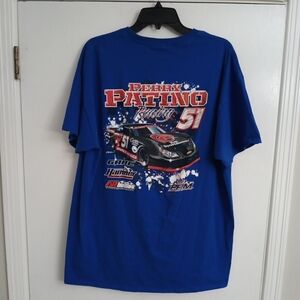 Fruit of the Loom Royal Blue Racing Graphic Tee - Red, Black, White